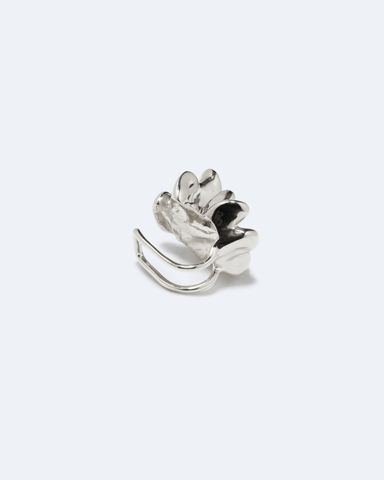 General Strike - Silver Plated Ear Cuff