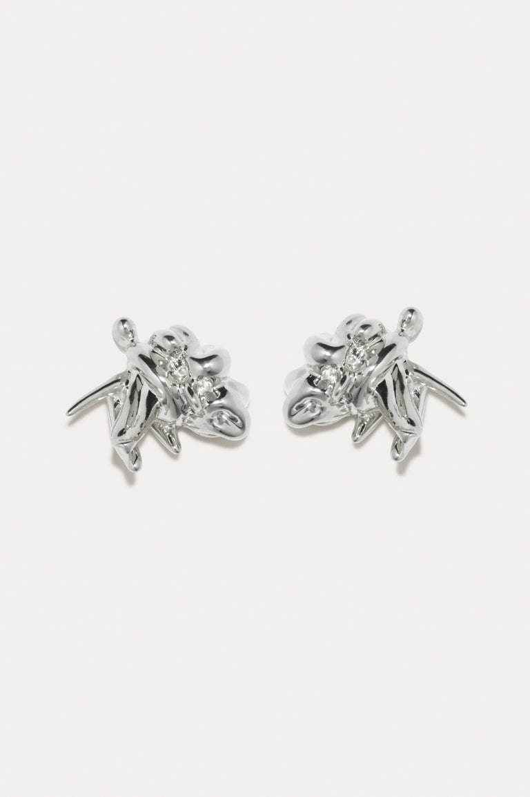 "Notsobig" General Strike - Silver Plated Earrings