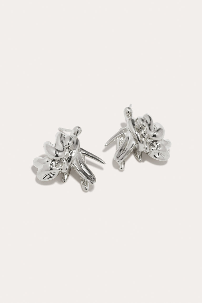 "Notsobig" General Strike - Silver Plated Earrings