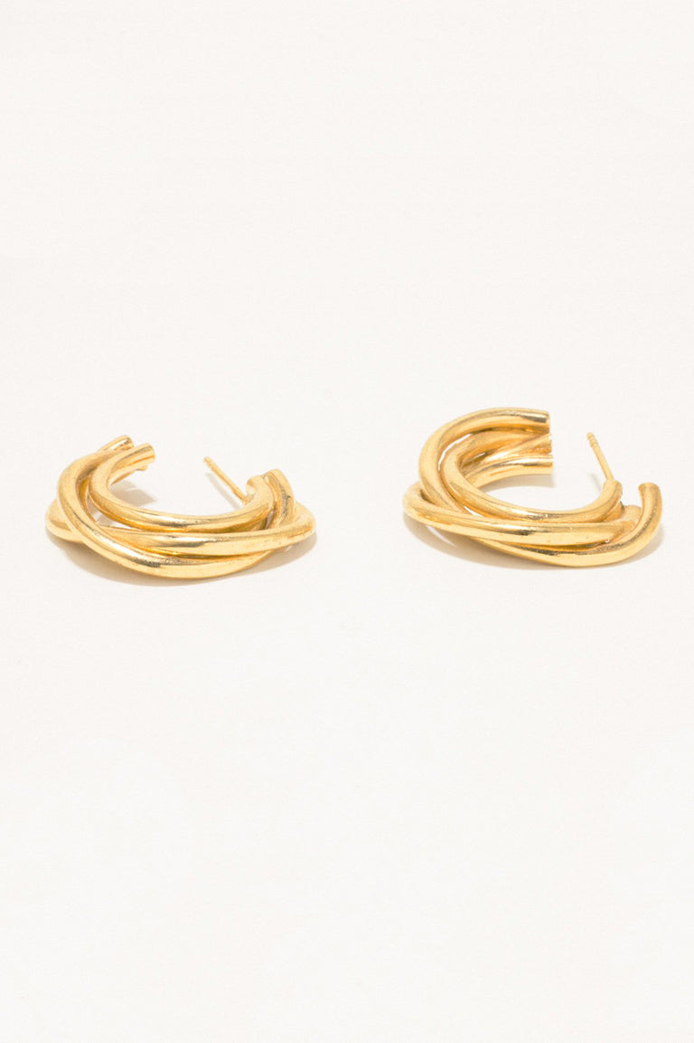 Rencontre - Boucles d'oreilles en Vermeil