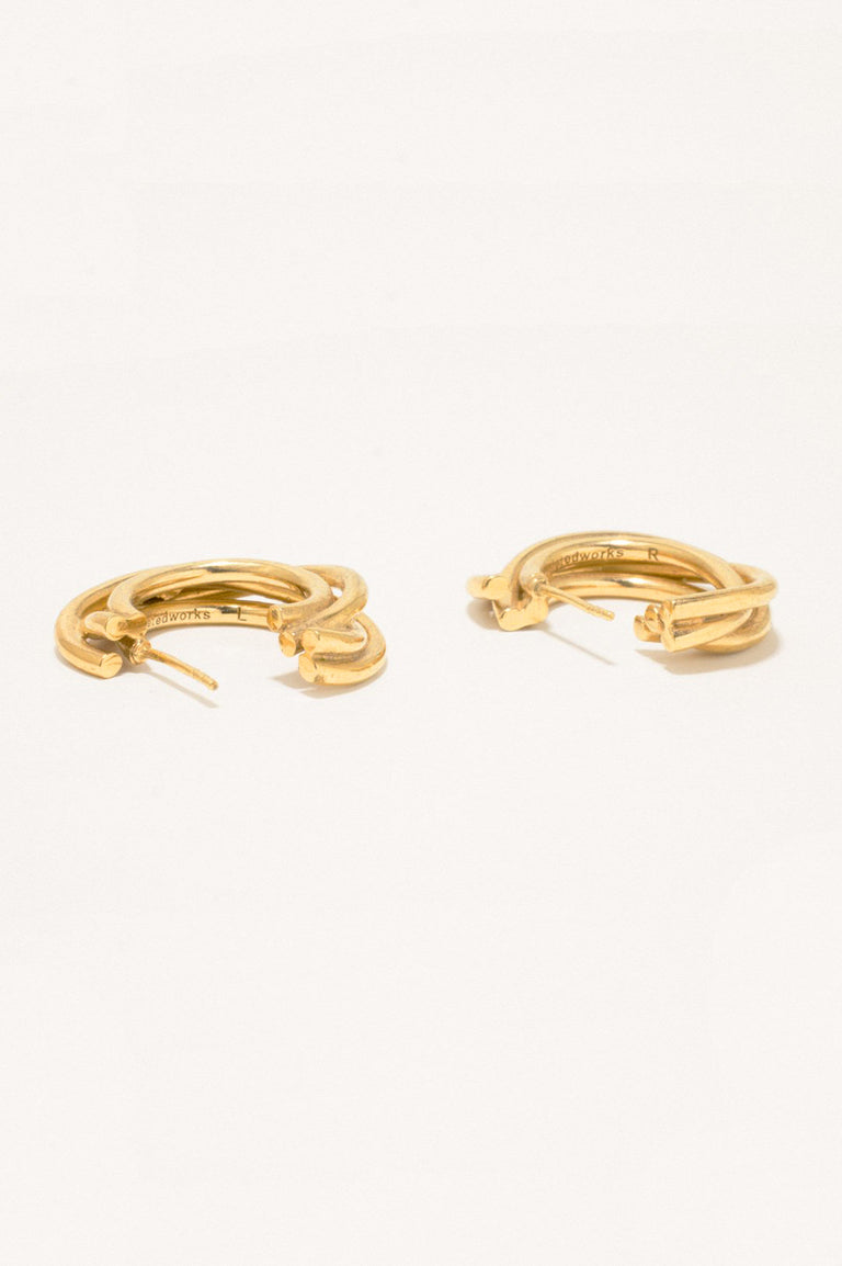 Rencontre - Boucles d'oreilles en Vermeil