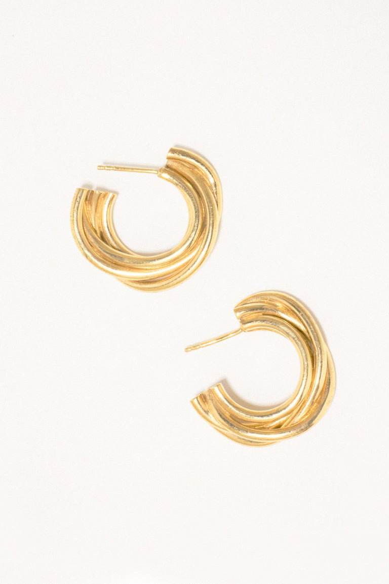 Rencontre - Boucles d'oreilles en Vermeil