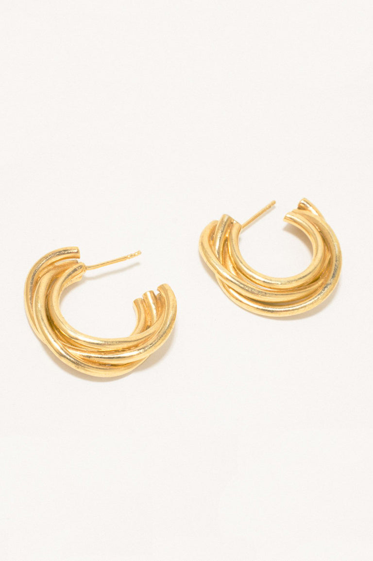 Rencontre - Boucles d'oreilles en Vermeil