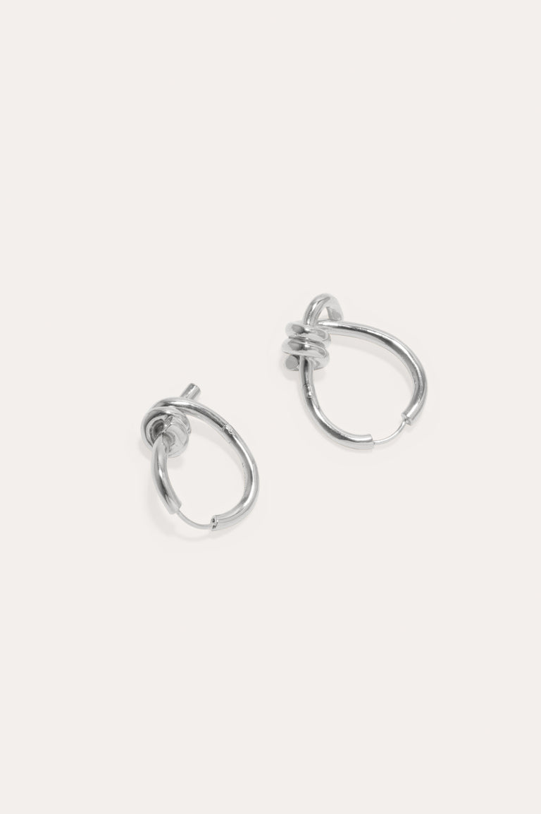The Freedom to Imagine II - Recycled Silver Earrings