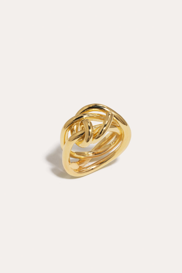 Knot - Gold Vermeil Ring