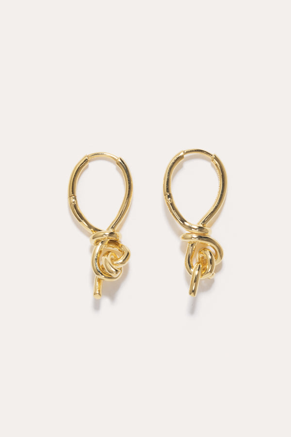 Boucles d'oreilles "Notsobig" Thread I - Vermeil en Or Recyclé