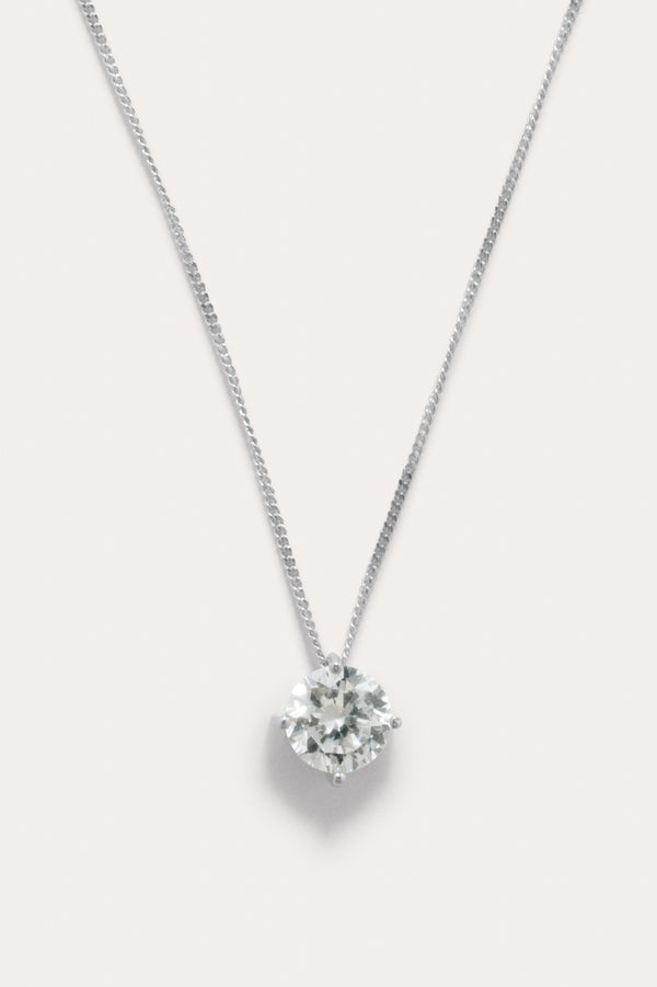 Z106 - Pendentif en Zirconium et Argent Recyclé