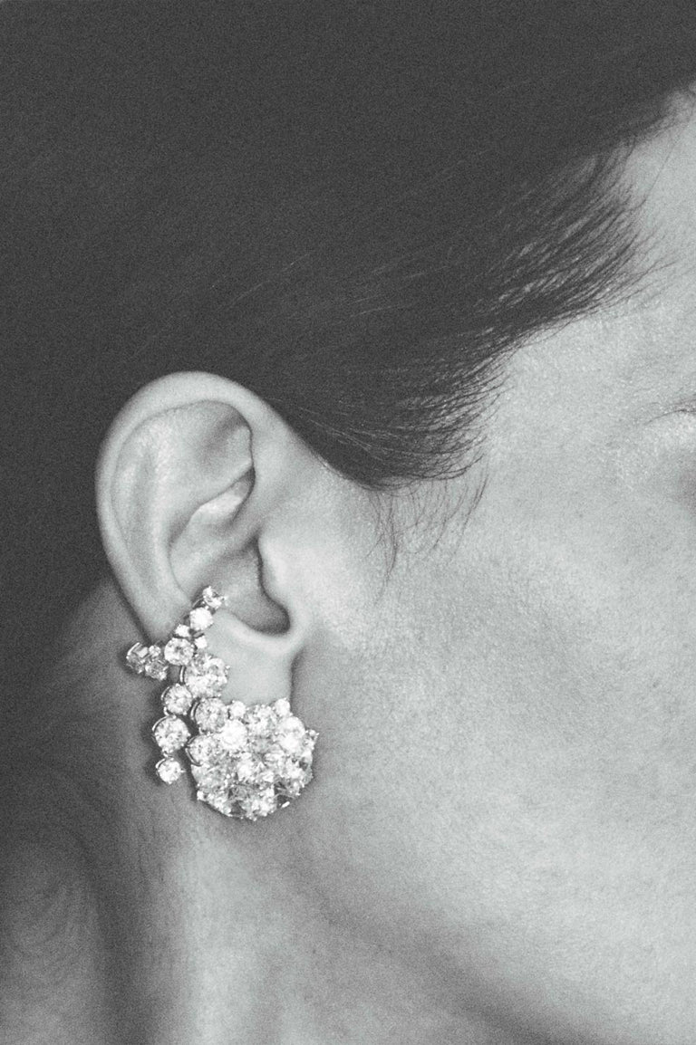 Z116 - Boucles d'oreilles en oxyde de zirconium et argent recyclé