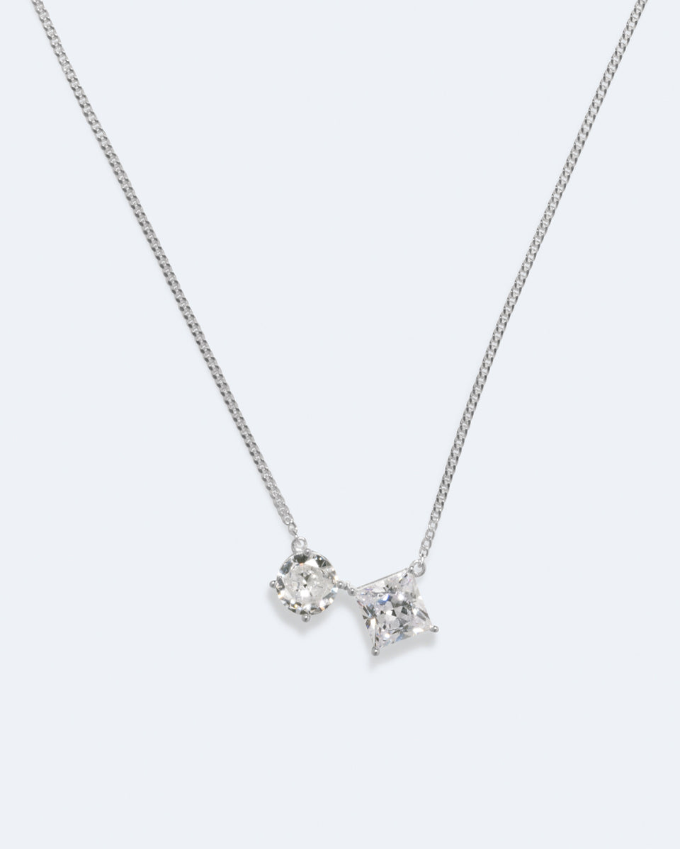 Comme deux pois dans une cosse - Pendentif en Zircone et Vermeil Or Recyclé
