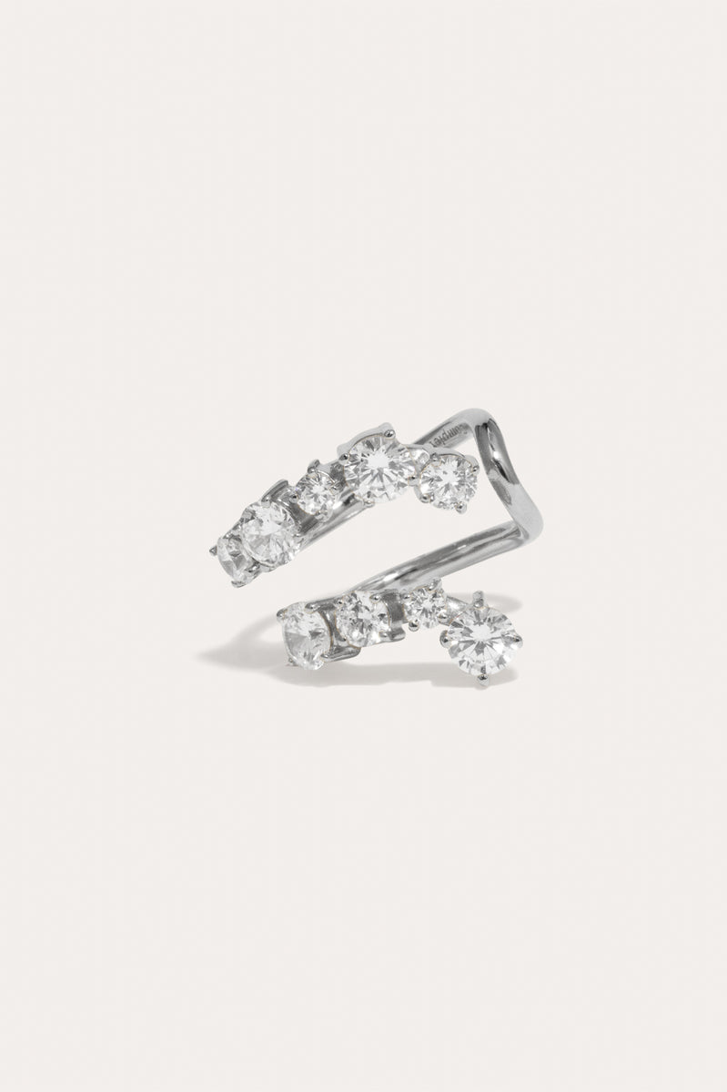Myth - Cubic Zirconia and Rhodium Plated Ring | Completedworks