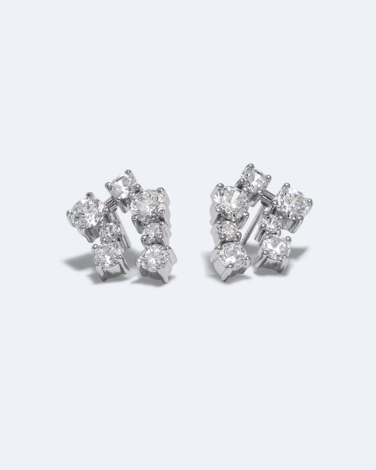 Myth - 14 Carat White Gold and Diamond Earrings