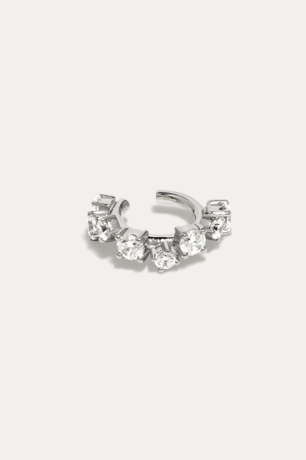 Myth II - Menotte d'oreille en zircone et argent recyclé