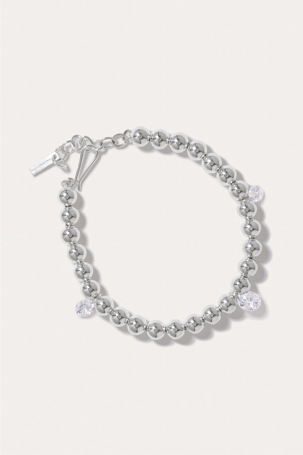 À quelque chose malheur est bon - Bracelet en zircone et argent sterling