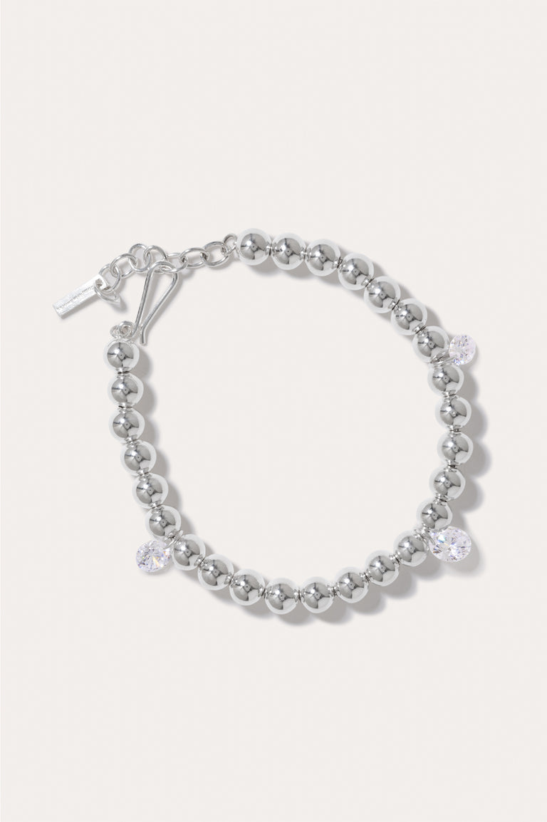 À quelque chose malheur est bon - Bracelet en zircone et argent sterling
