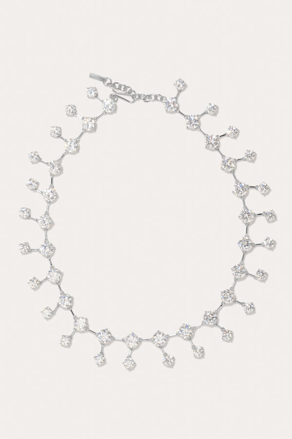 Chemin de la Mémoire - Collier en Zircon et Argent Recyclé