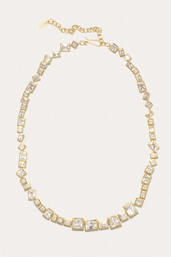 Dare - Collier en zircone et vermeil d'or recyclé