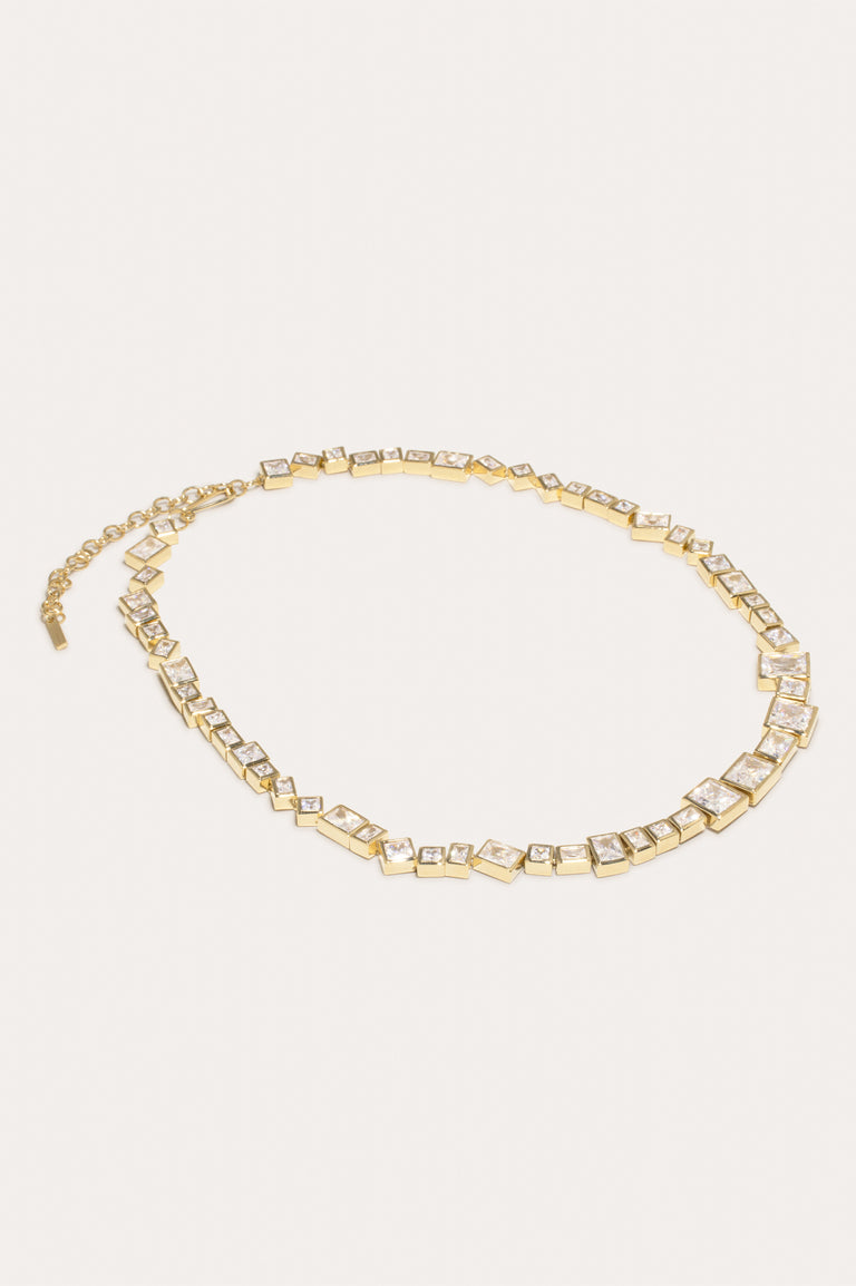 Dare - Zirconia and Recycled Gold Vermeil Necklace