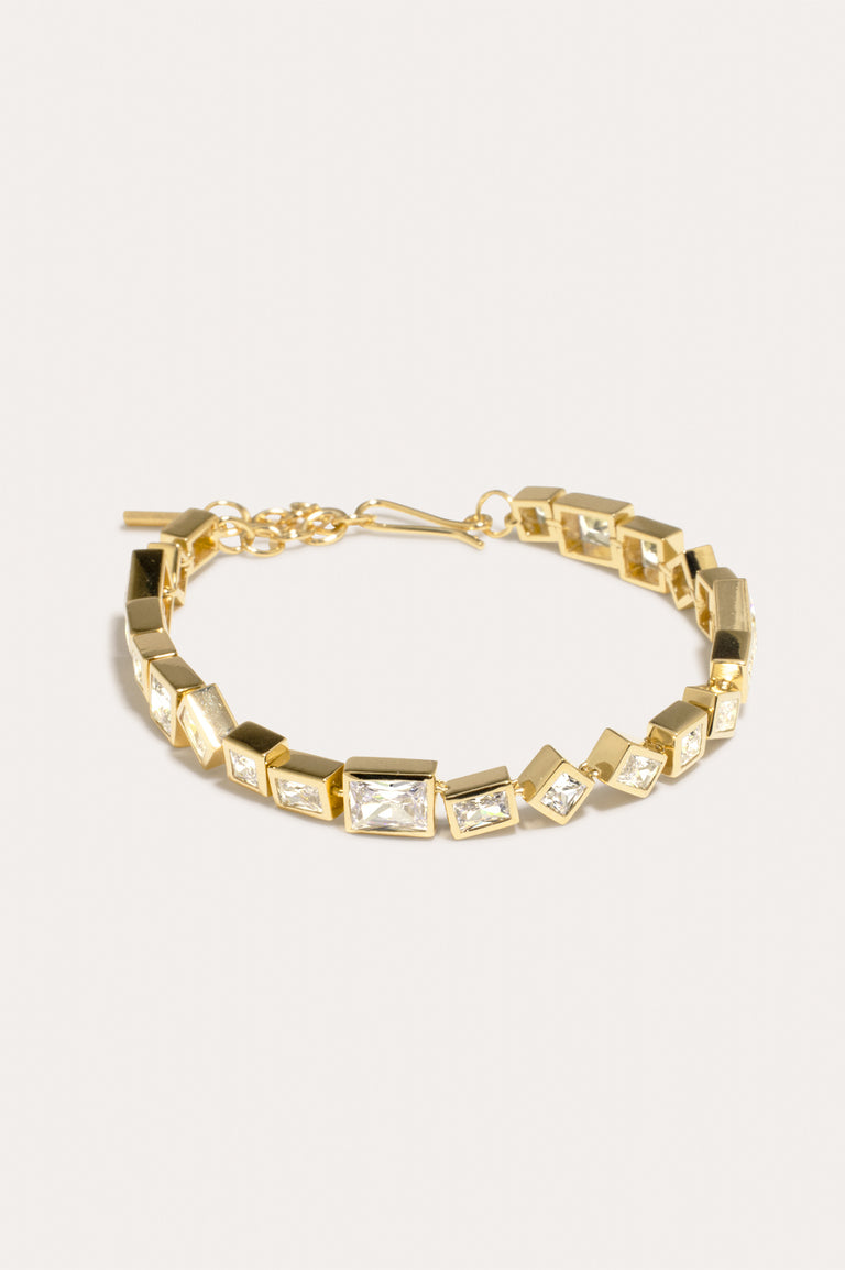 Z59 - Cubic Zirconia and Gold Vermeil Bracelet