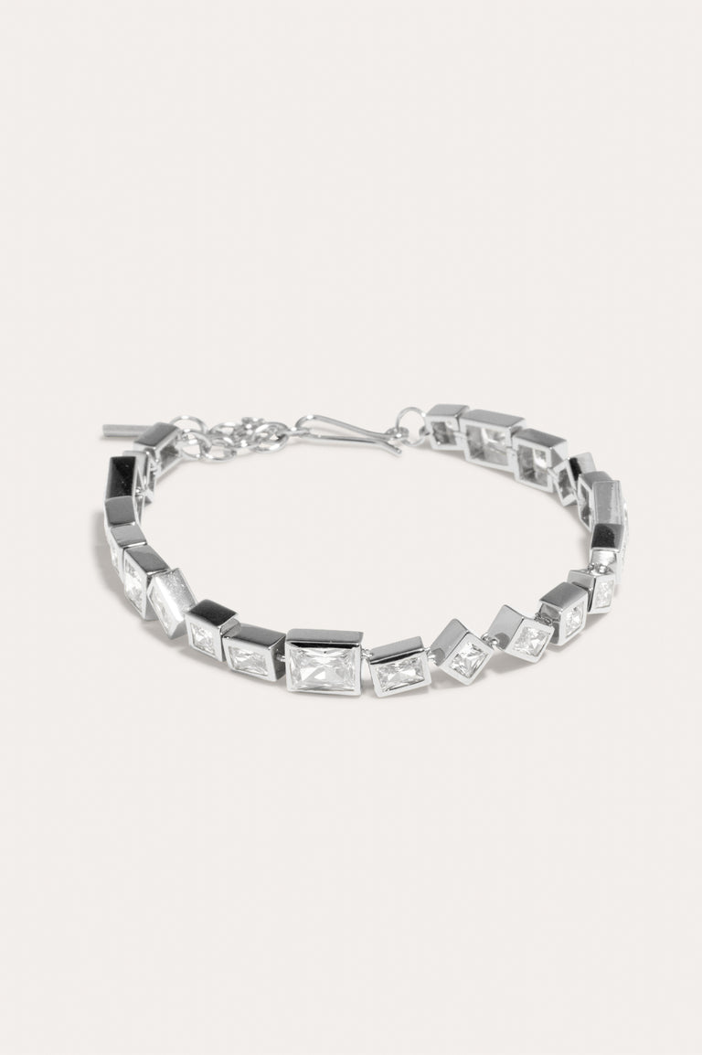 Bracelet Dare – Zircone et argent recyclé