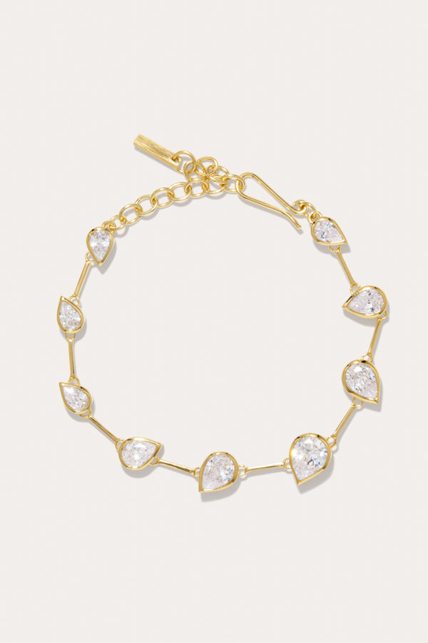 Myriad - Bracelet en vermeil or recyclé et oxyde de zirconium
