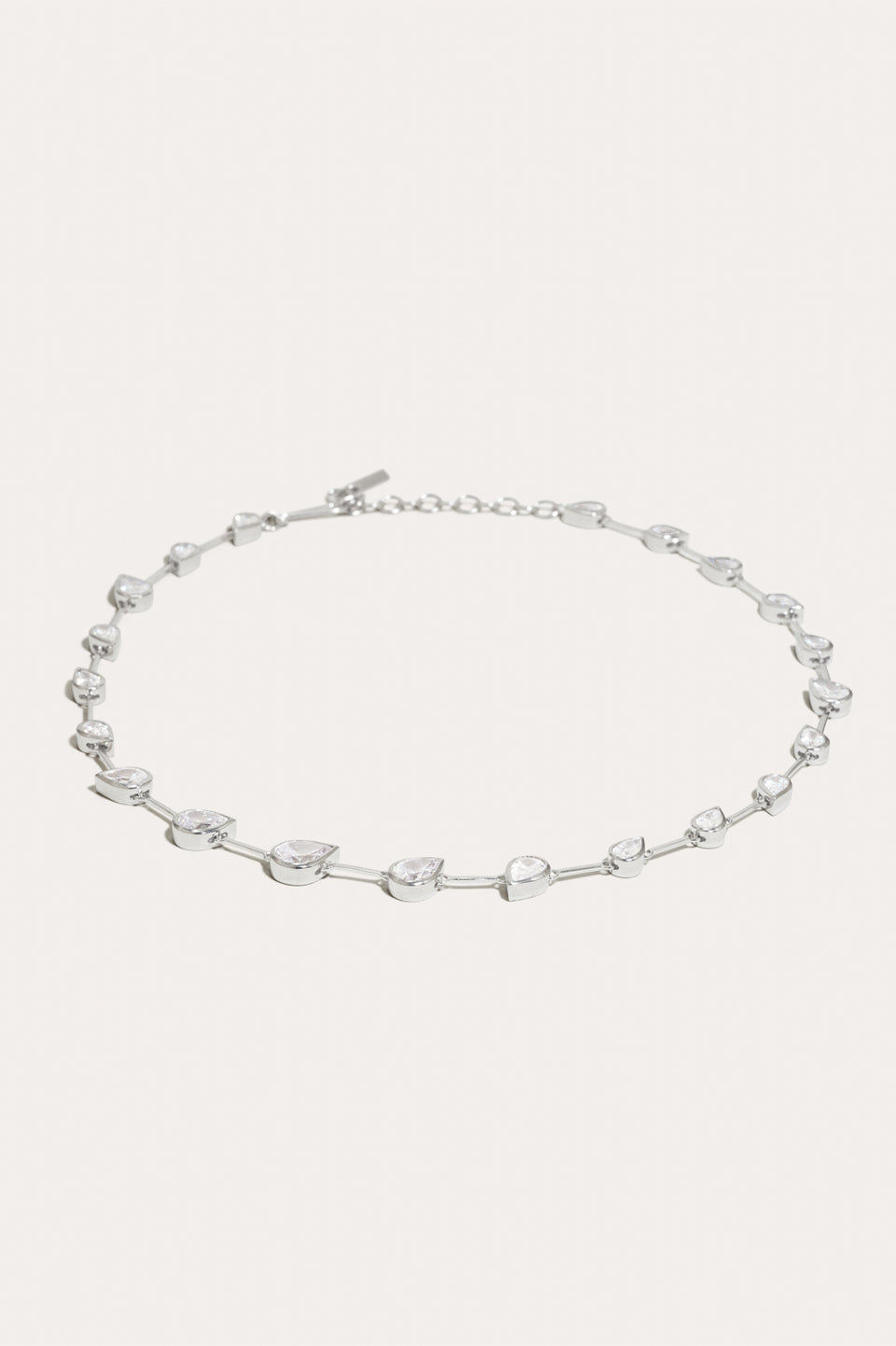 Myriad - Zirconia and Recycled Silver Necklace