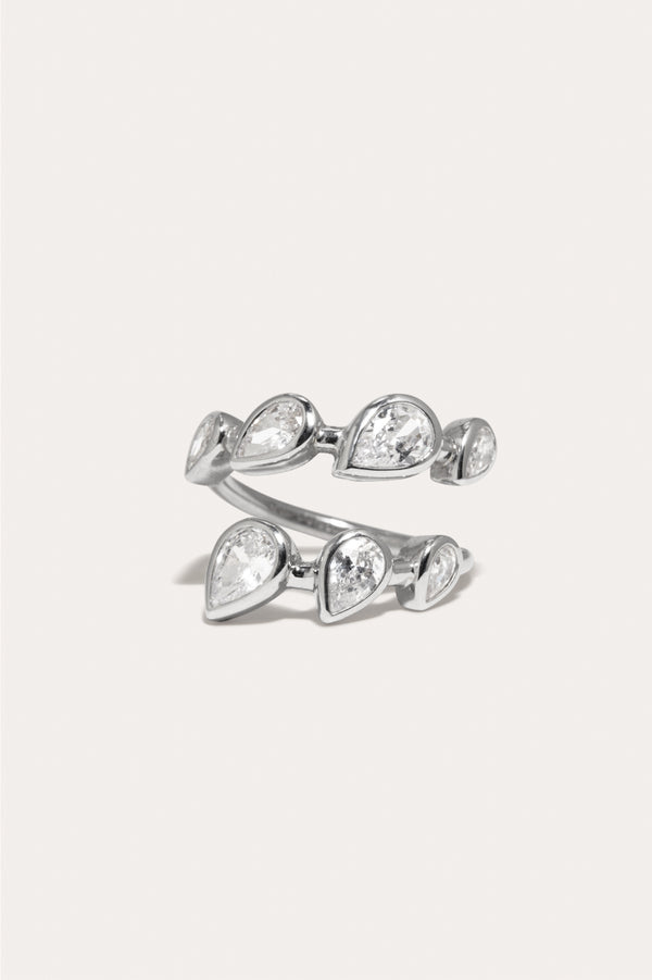 Bague Arc – Zircon et argent recyclé
