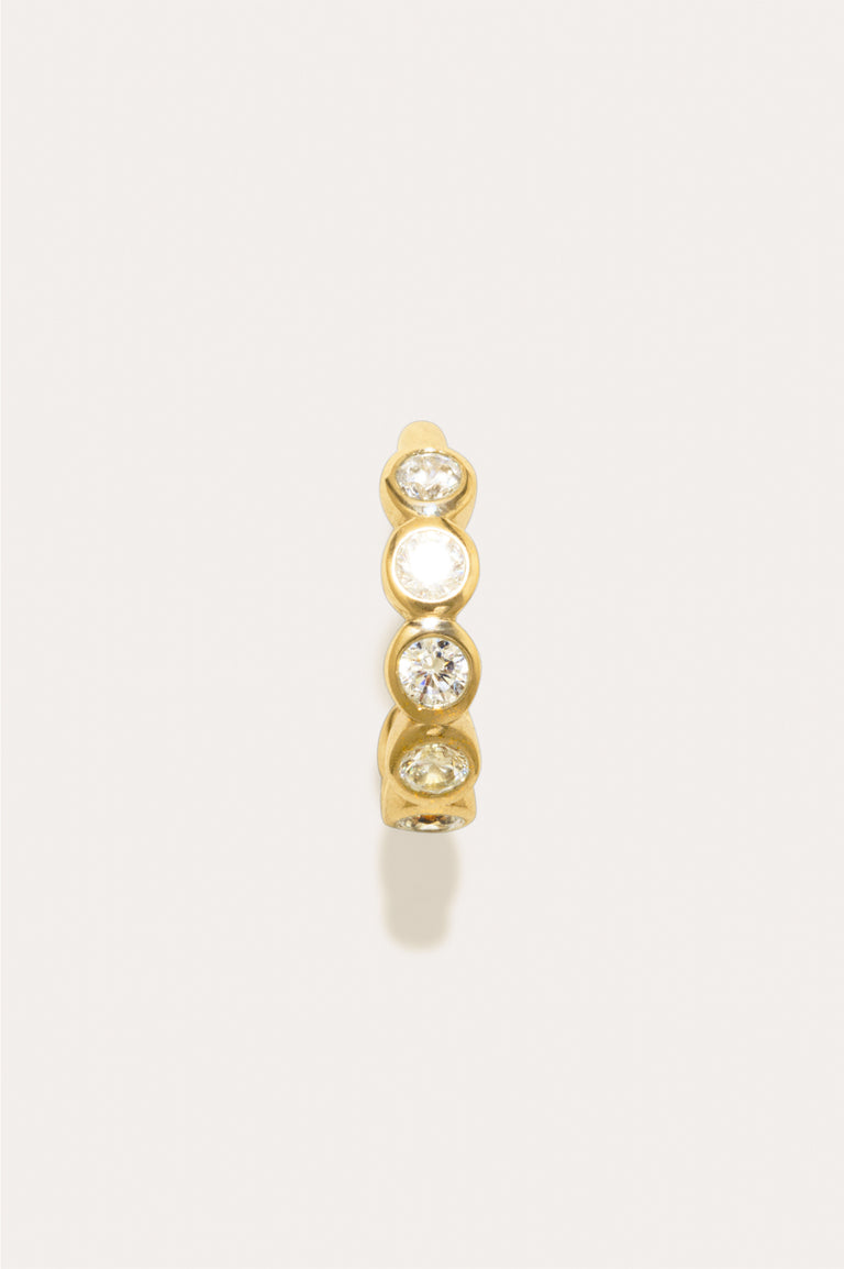 Arc - Zirconia and Recycled Gold Vermeil Ear Cuff