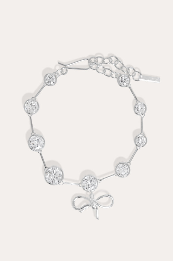Un monde entravé par la politique et l'argent - Bracelet en zircone et argent recyclé