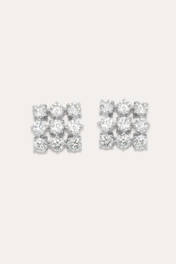 Boucles d'oreilles « Notsobig » Juggernaut – Zircone et argent recyclé