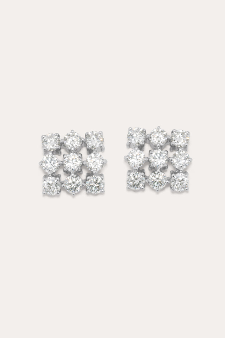 Boucles d'oreilles « Notsobig » Juggernaut – Zircone et argent recyclé