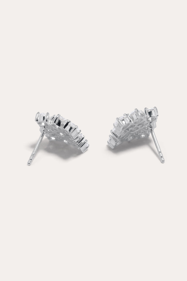 Boucles d'oreilles « Notsobig » Juggernaut – Zircone et argent recyclé