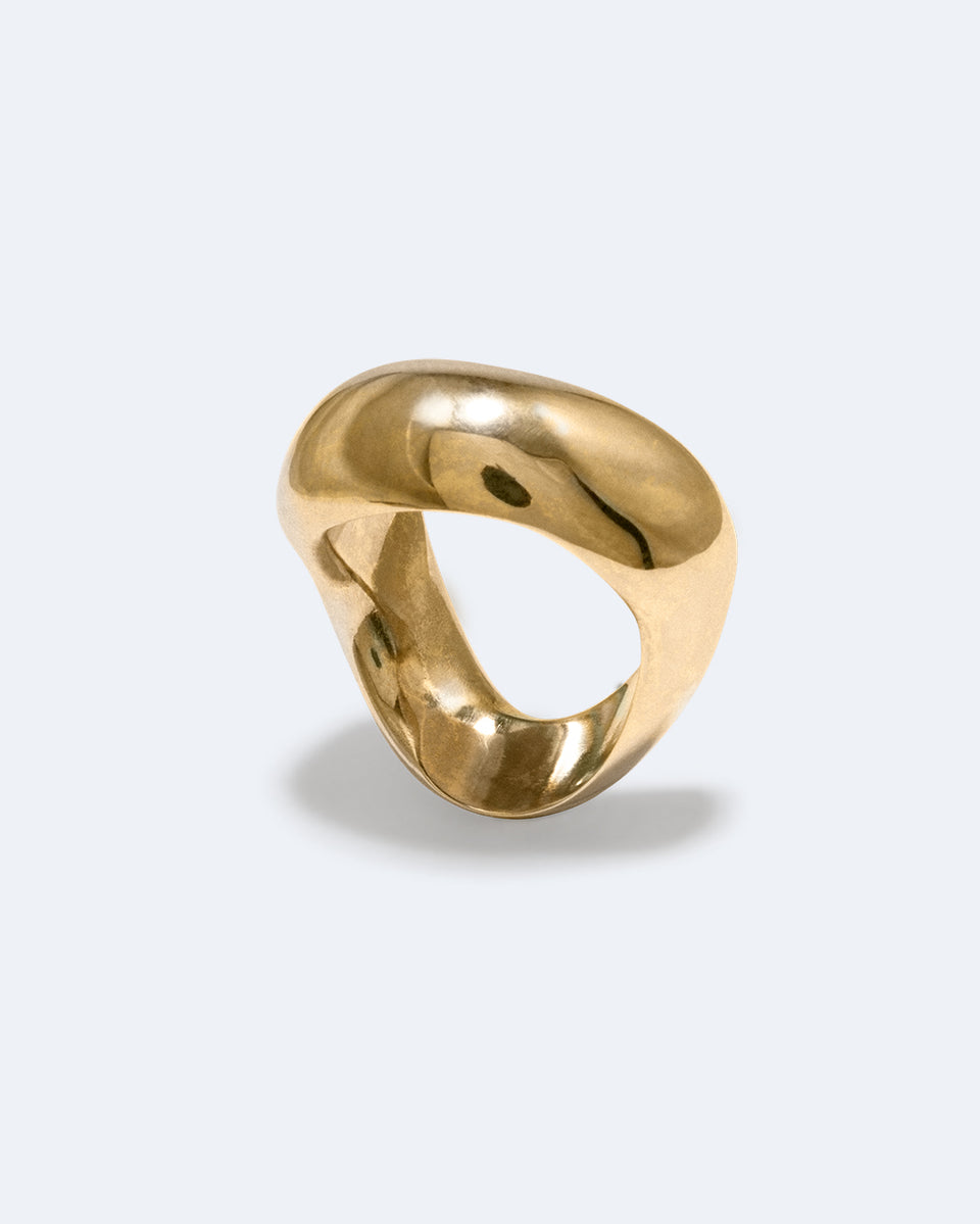 Post-Capital - Bague plaquée or