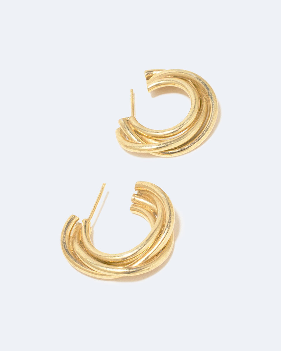 Encounter - Recycled Gold Vermeil Earrings