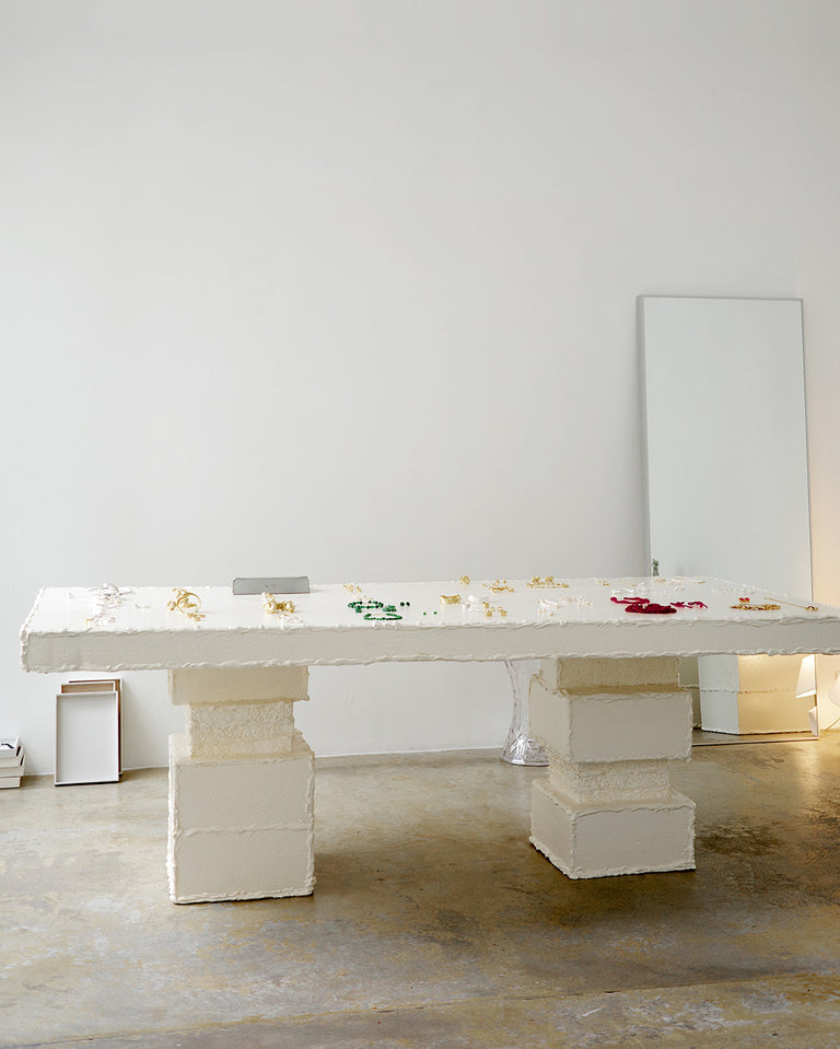 White Large Table