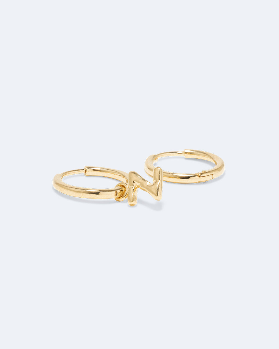 Boucles d'oreilles Classicworks™ Z - Vermeil en or recyclé