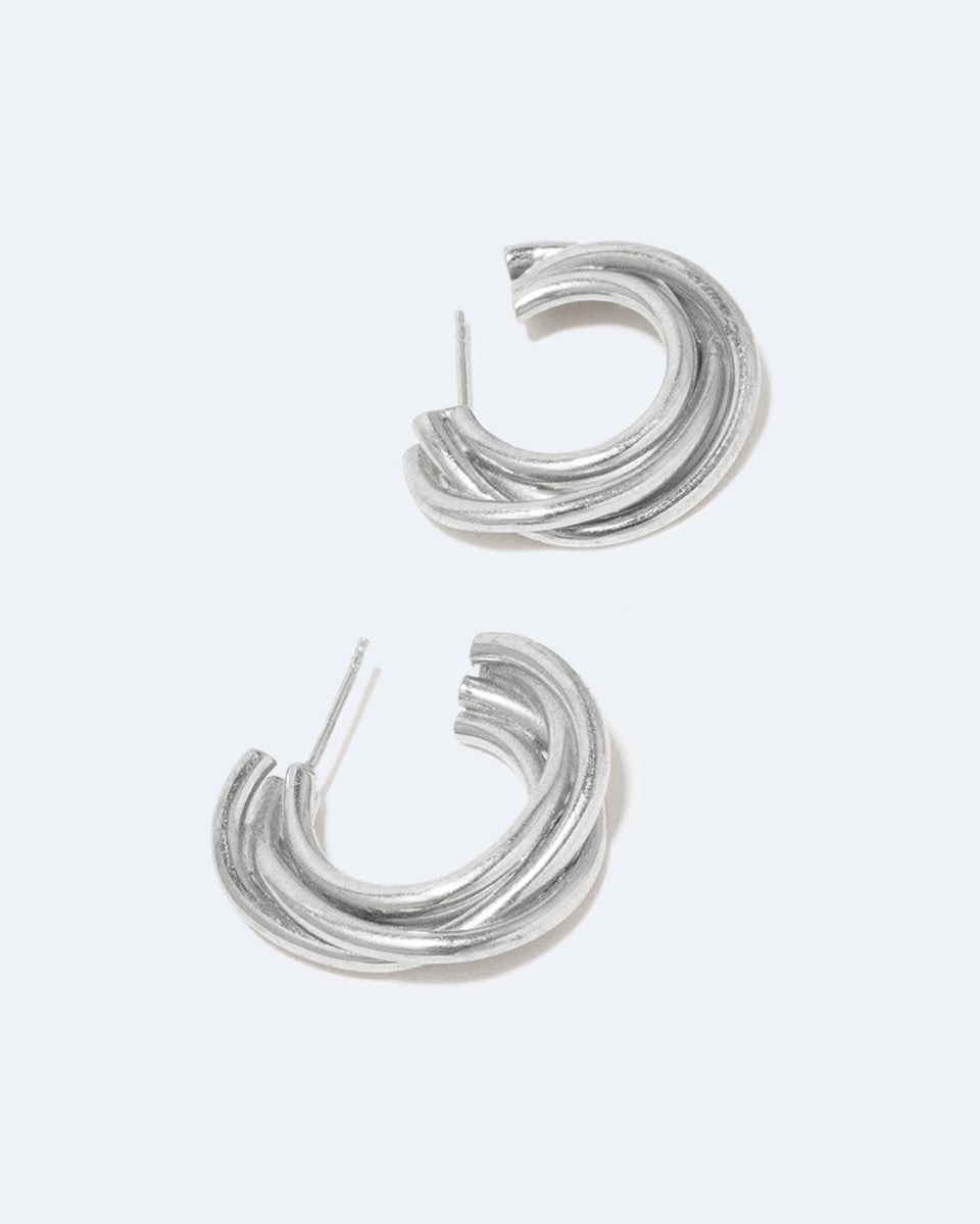Encounter - Recycled Silver Earrings