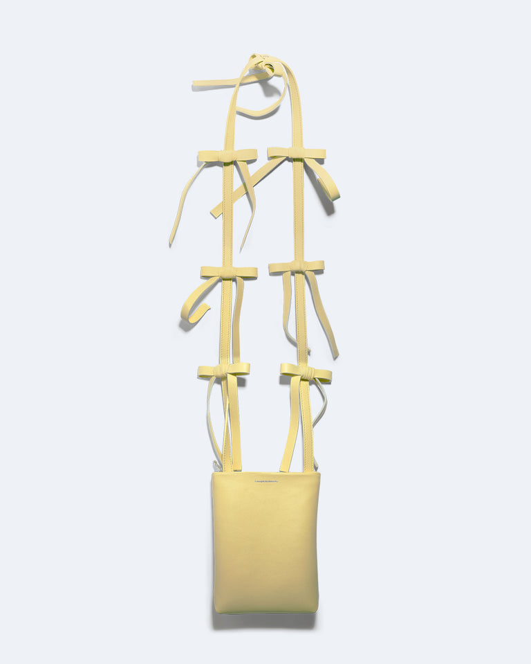 Le sac bandoulière The Bows - Jaune avec nœuds