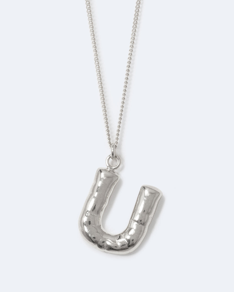 Classicworks™ U - Recycled Sterling Silver Necklace