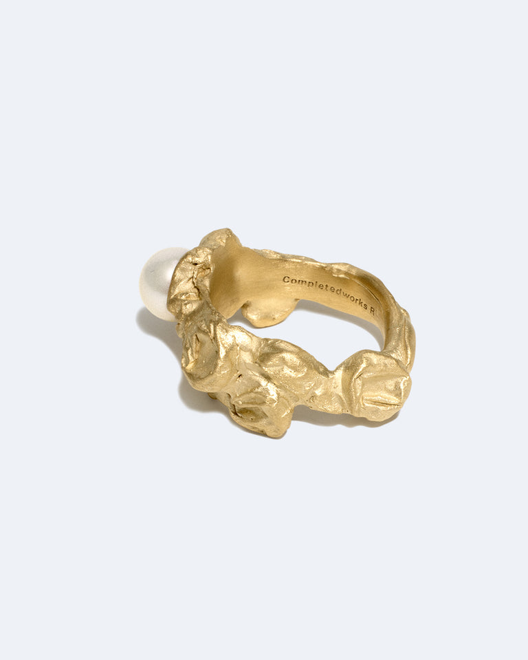 Bague Bubble - Perle et Vermeil Or