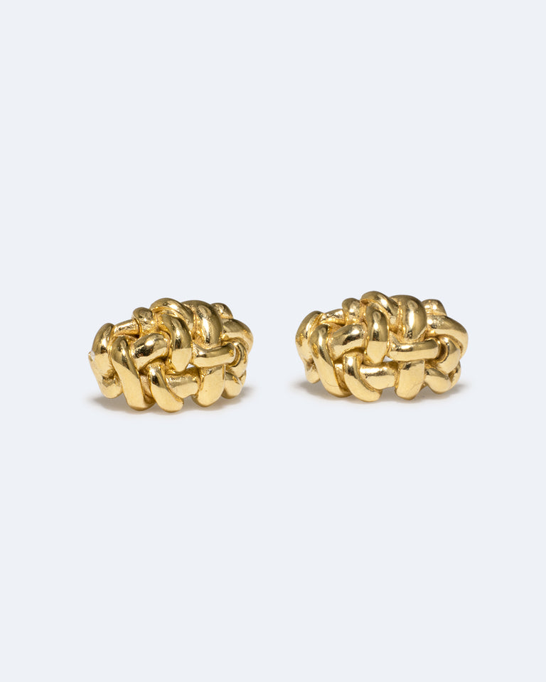 Les chemins de la mémoire - Boucles d'oreilles en vermeil recyclé