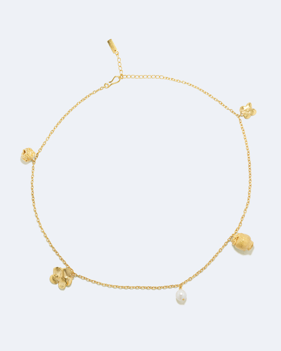 Aurelia - Pearl and Gold Plated Necklace