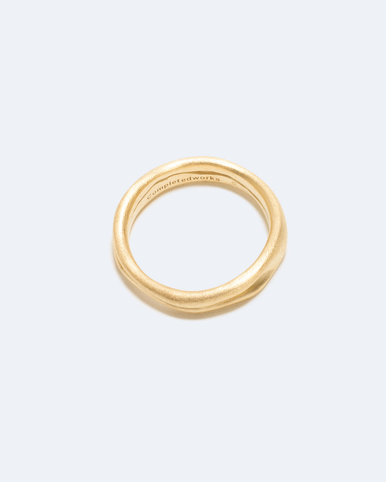 Dégonflé (« Ne pas gonfler ») – Bague en vermeil