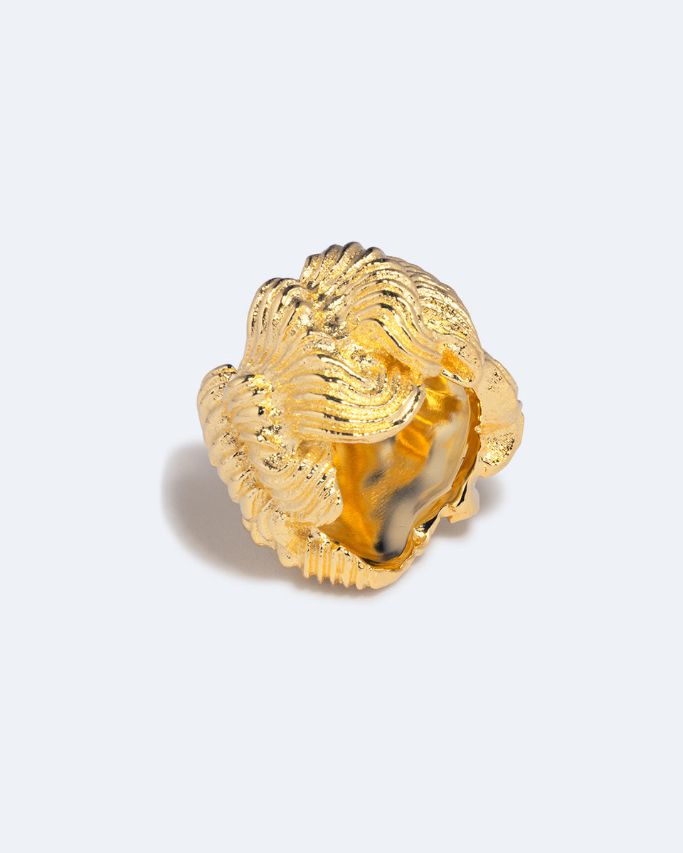 Crème au beurre (ou, La cerise sur le gâteau) - Bague plaquée or