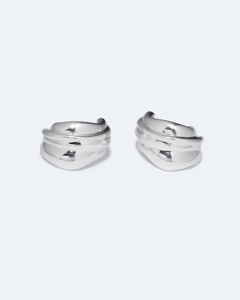 Foreshore - Recycled Silver Earrings
