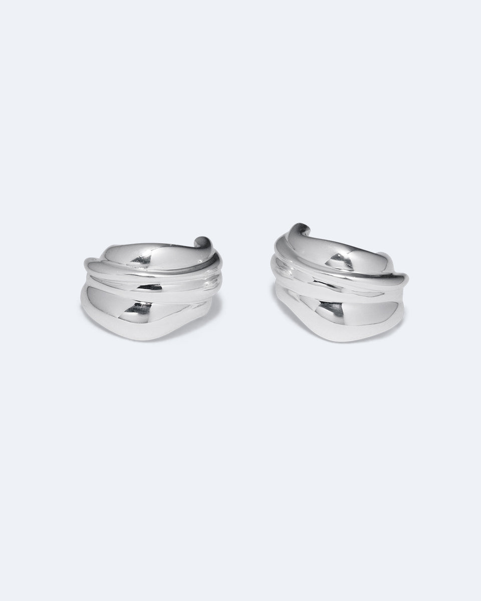 Rivage - Boucles d'oreilles en argent recyclé