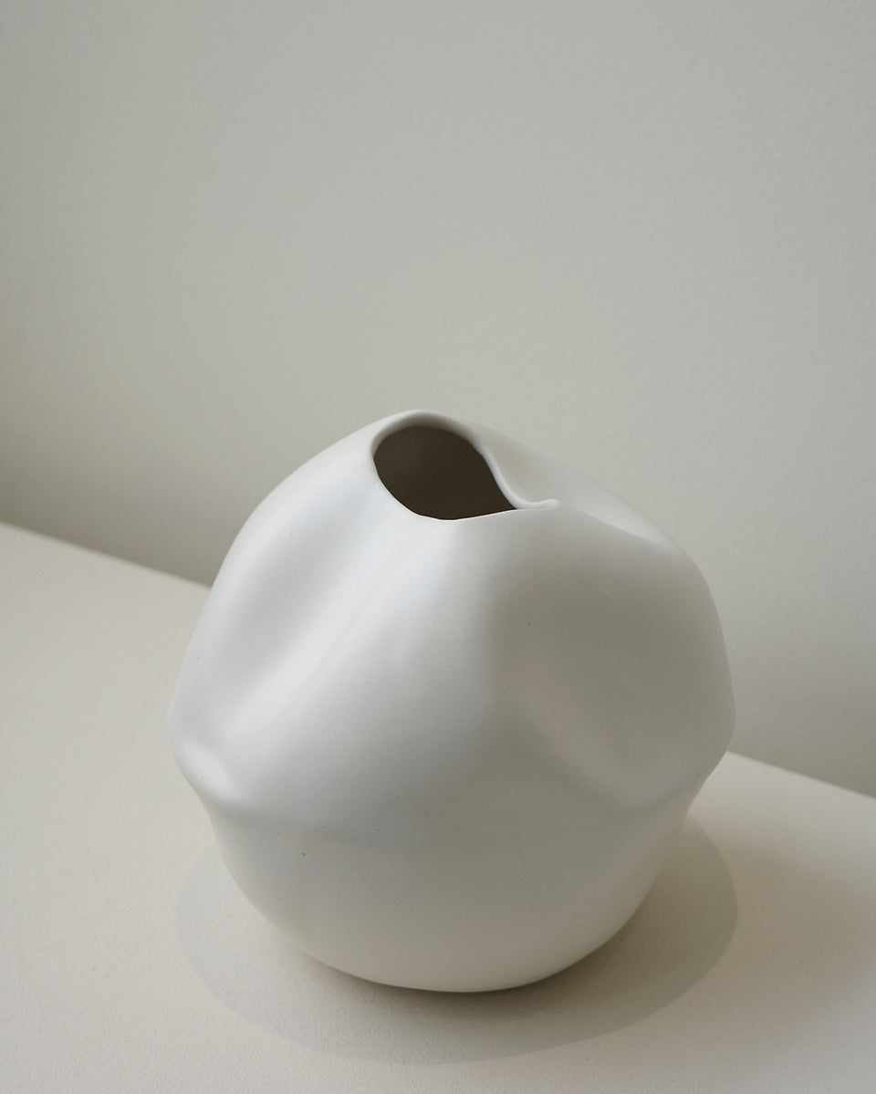 Banned Book No. 2 - Large Vessel in Matte White