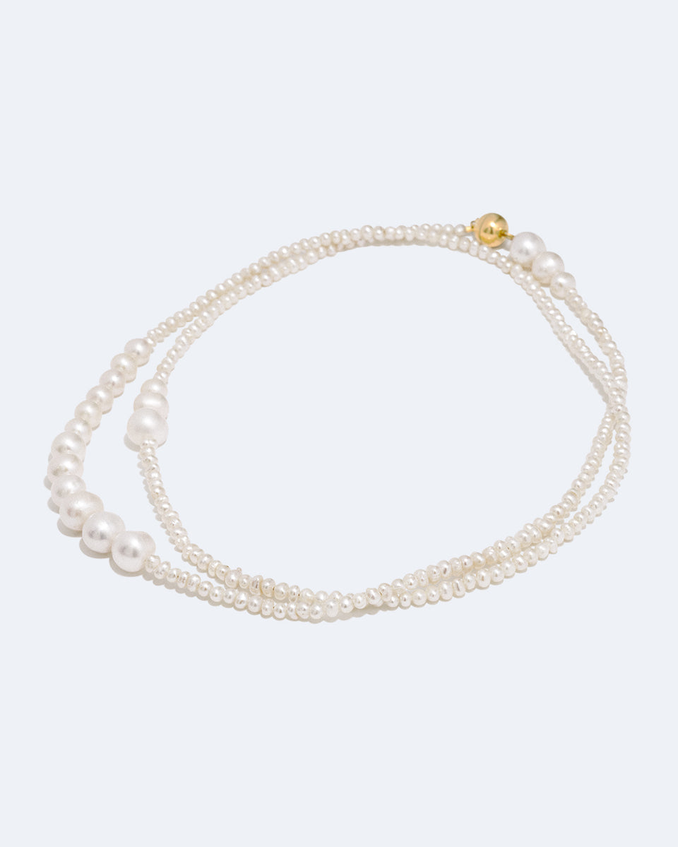 P250 - Collier Perle et Vermeil d'Or Recyclé