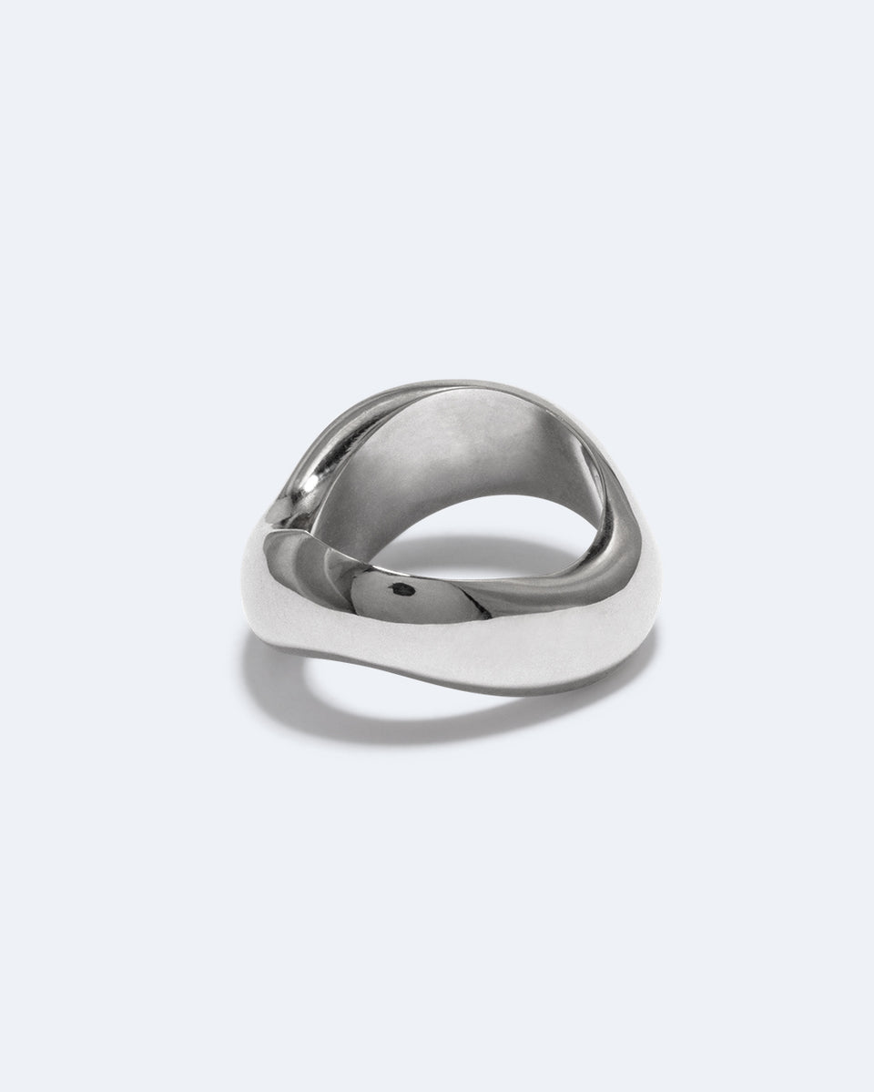 Post‐Capital - Bague Plaqué Platine