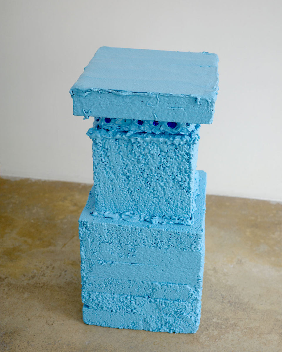 Blue Small Plinth