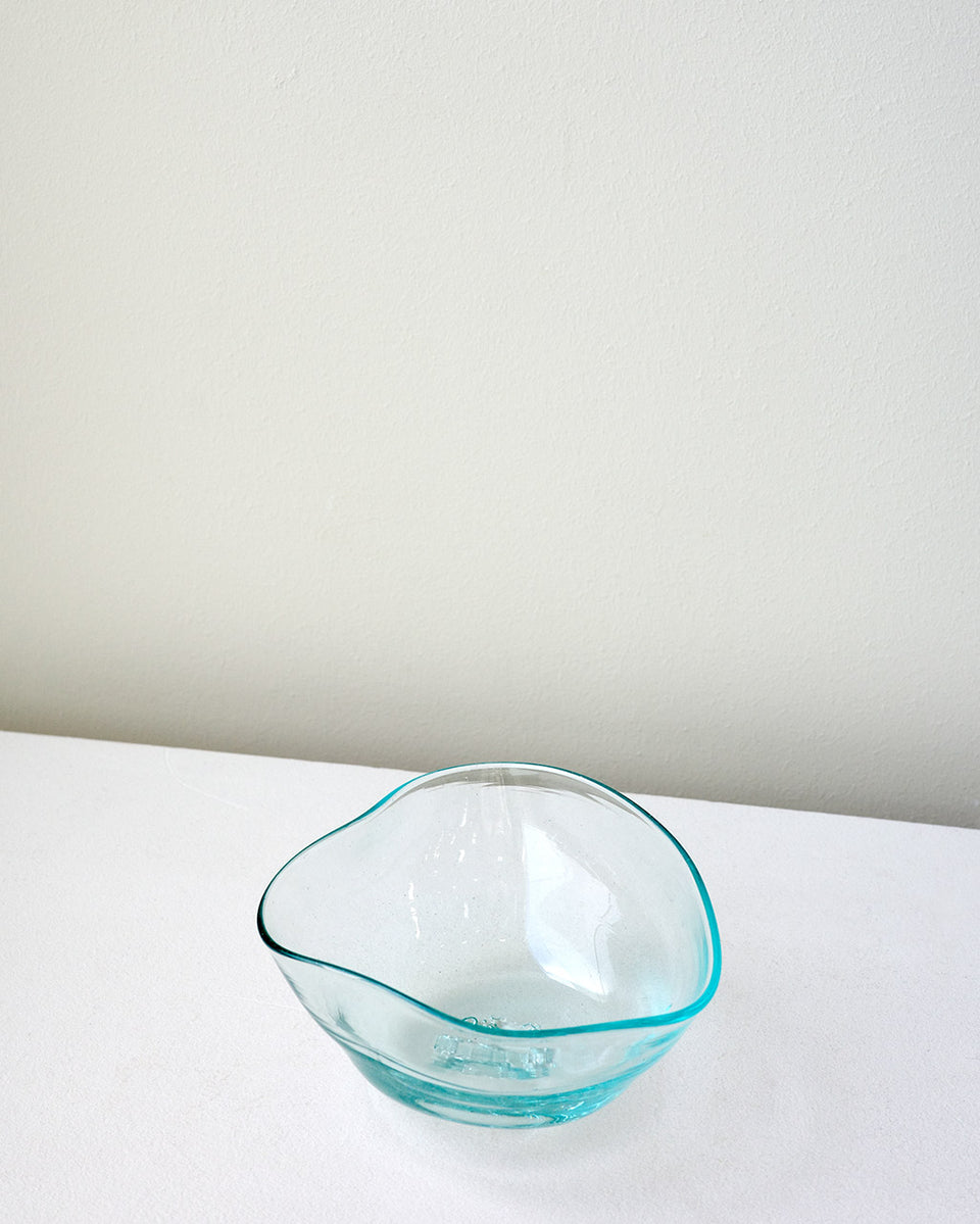B126 - Petit Bol en Verre Recyclé Transparent